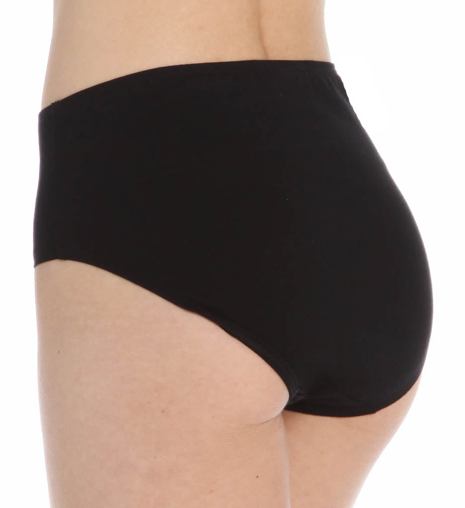 Latex-free & Spandex-free Women's High-Cut Panty ( 2/pack | Natural )