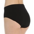 thumbnail image 4 of Women's Cottonique W22200 Latex Free Organic Cotton Brief Panty - 2 Pack (Melange Grey 10), 4 of 4