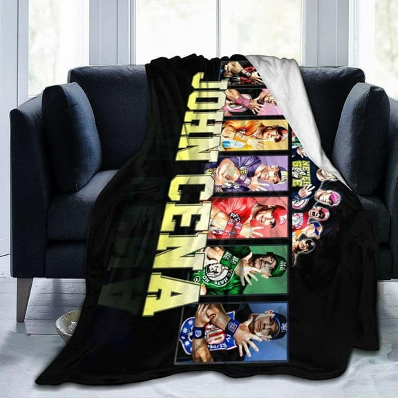 John Boxer Cena Blanket Throw Air Conditioning Blankets Soft Throws for Couch Bed All Seasons Use 60"x50"