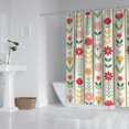thumbnail image 3 of Pioneer Flower 84x72in Shower Curtain,Bathroom Decorative Shower Curtains Set with 12 Hooks,Modern Waterproof Washable Shower Curtain, 3 of 4