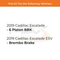 thumbnail image 2 of MAX Advanced Brakes - Front Brake Kit For 2019 Cadillac Escalade| Carbon Ceramic Brake Pad and Rotor Kit| Cross-Drilled Brake Rotors, 2 of 9