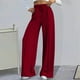 thumbnail image 1 of WILLBEST Pantalones Casuales de Mujer, Cómodos, de Cintura Alta y Pierna Ancha, para Desplazamientos Diarios En Otoño E Invierno y Actividades al Aire Libre. Extra Grande, 1 of 7