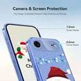 thumbnail image 4 of Christmas Style Phone Case For iPhone Air,Cute Christmas Pattern Back Design,Ultra Slim Soft TPU Protective Shockproof Anti-fall Anti-Scratch Transparent Thin Phone Case,Christmas Santa, 4 of 9
