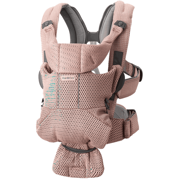 BabyBjorn Baby Carrier Free, 3D Mesh, Dusty pink