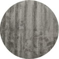 thumbnail image 1 of Ahgly Company Machine Washable Indoor Round Contemporary Carbon Gray Area Rugs, 8' Round, 1 of 7