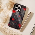 thumbnail image 6 of Luxurious Red Gold Heart iPhone Case for Valentine’s Day Lovers, Compatible with iPhone 11/12/13/14/15/16 (Pro Max/Plus), 6 of 9