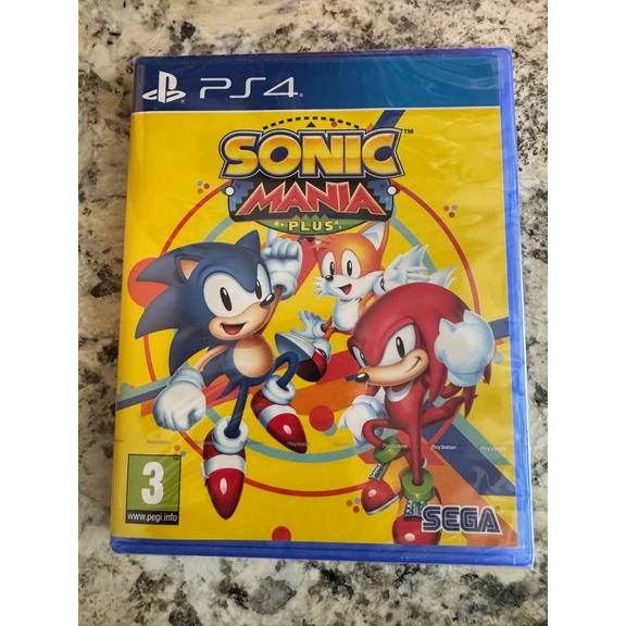 Sonic Mania Plus PlayStation 4 Brand New Factory Sealed