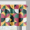 thumbnail image 3 of Ambesonne Geometric Window Valance, Circles with Triangles, 54" X 12", Multicolor, 3 of 5