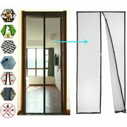 Screen Mesh Net Door with 26 Magnets Anti Mosquito Bug Curtain