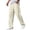 143#Khaki, variant on Casual Pant for Men - Loose Breathable Lounge Pants Lightweight Straight Fit Long Pants Black L