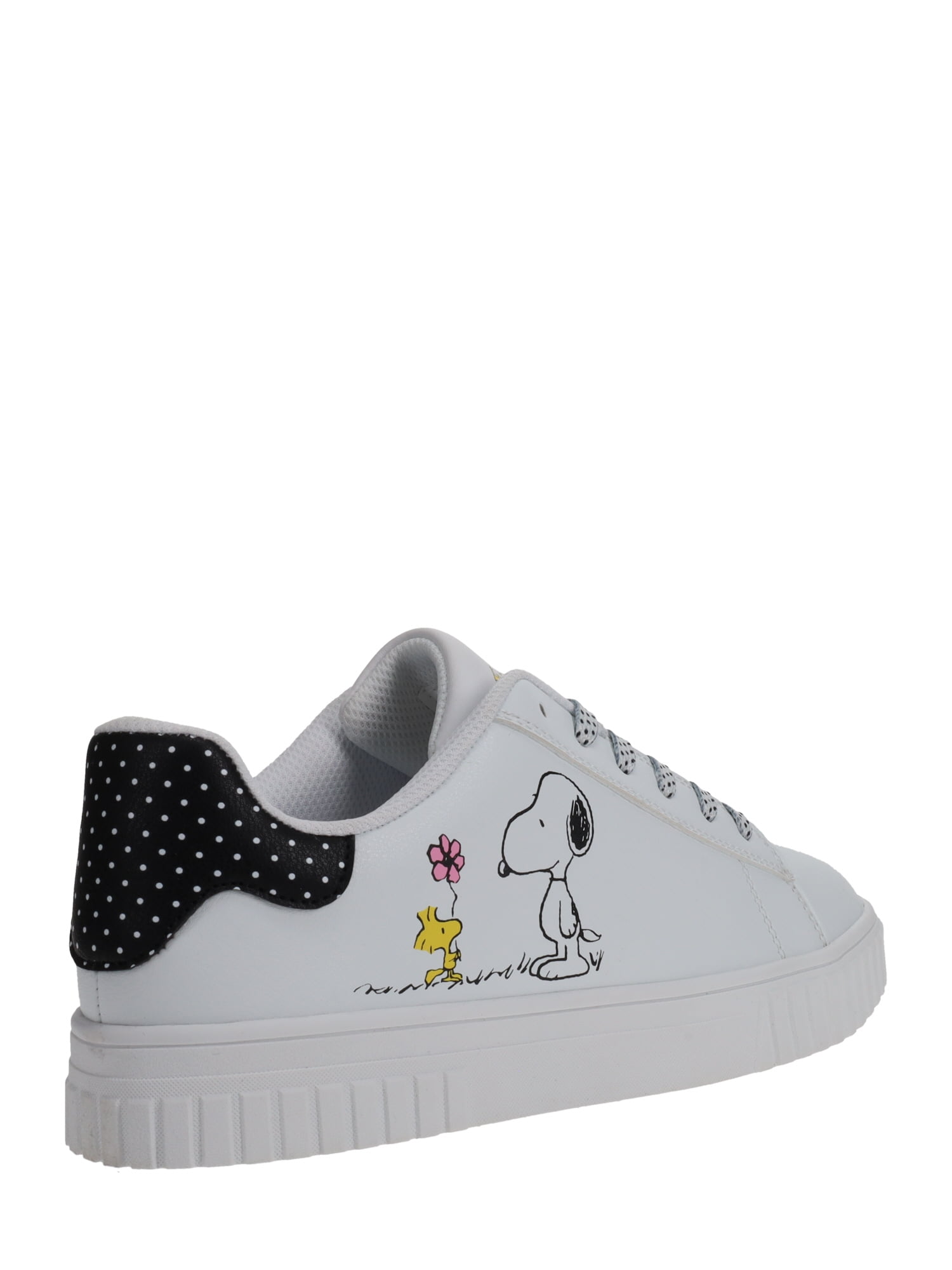 Snoopy By Peanuts Women's White Casual Sneakers