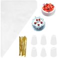 thumbnail image 1 of BROVITI 6Pcs Mini Cake Decor Modeling Tool with 8 Piping Bags Mini Cake Decorating Tips Mini Pastry Tips for DIY Mini Polymer Clay Dollhouse Cake Crafts Decoration Display Decor, 1 of 7
