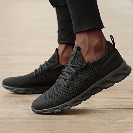 

Men‘s Running Shoes Couple Knit Breathable Lightweight Running Shoes Outdoor Athletic Walking Sneakers Valentine‘s Day Spring And Summer