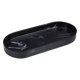thumbnail image 1 of Organizador del tocador de la bandeja de la porción de la bañera de la Negro Sunnimix Bandeja de resina para bañera, 1 of 7