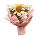 thumbnail image 5 of Ramo de punto hecho a mano, ramo de crochet, flores artificiales, crochet, flor Rosa, 5 of 9