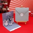 thumbnail image 3 of 10Pcs 3D Christmas Card with Envelope Seal Labels, Holiday Greeting Card 4.3'', 3 of 11