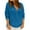 Blue, variant on Lenpel Blouses for Women Dressy Casual Long Sleeve Half Button Collared Curved Hem Cotton Lined Tops Loose Work Shirts(Pink,X-Large)