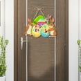 thumbnail image 4 of SLYNSHome Happy Easter Rabbit Decoration Sign,Cute Bunny & Eggs Hanging Ornament Welcome Pendant Wreath for Spring Home Door Wall Party, 4 of 7
