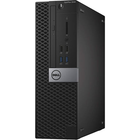 Dell OptiPlex 3040 SFF Computer Intel Core i5 3.20 GHz Processor 8GB Memory 256GB SSD Wi-Fi DVD Windows 10 Pro - Refurbished PC