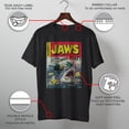 thumbnail image 3 of Men's Jaws Retro Comic Book Shark Graphic T-Shirt, 3 of 9