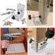 thumbnail image 5 of Juego de plantillas para perforaciones de bolsillo en aluminio, 47 piezas, ideal para proyectos de carpintería DIY o uso profesional, disponible en plata., 5 of 6