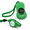 Green-com&whistle, variant on Green-com2pcs Outdoor Adventure Compass and Whistle Explorer Kit