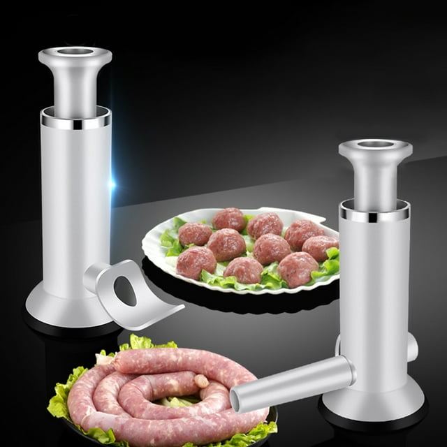 TidBay Farcisseur de Saucisses Design Piston Résistant à la Corrosion Accessoire de Hachoir à Viande Fait Maison Kitchenaid Accessoires Ménagers