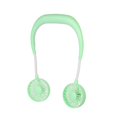 thumbnail image 1 of Lazy Fan  USB Rechargeable Wearable Portable Hand Free Neckband Fan Personal Mini Neck Double Fans  3 Speed Adjustable For Home Office Traveling  Pink, 1 of 5