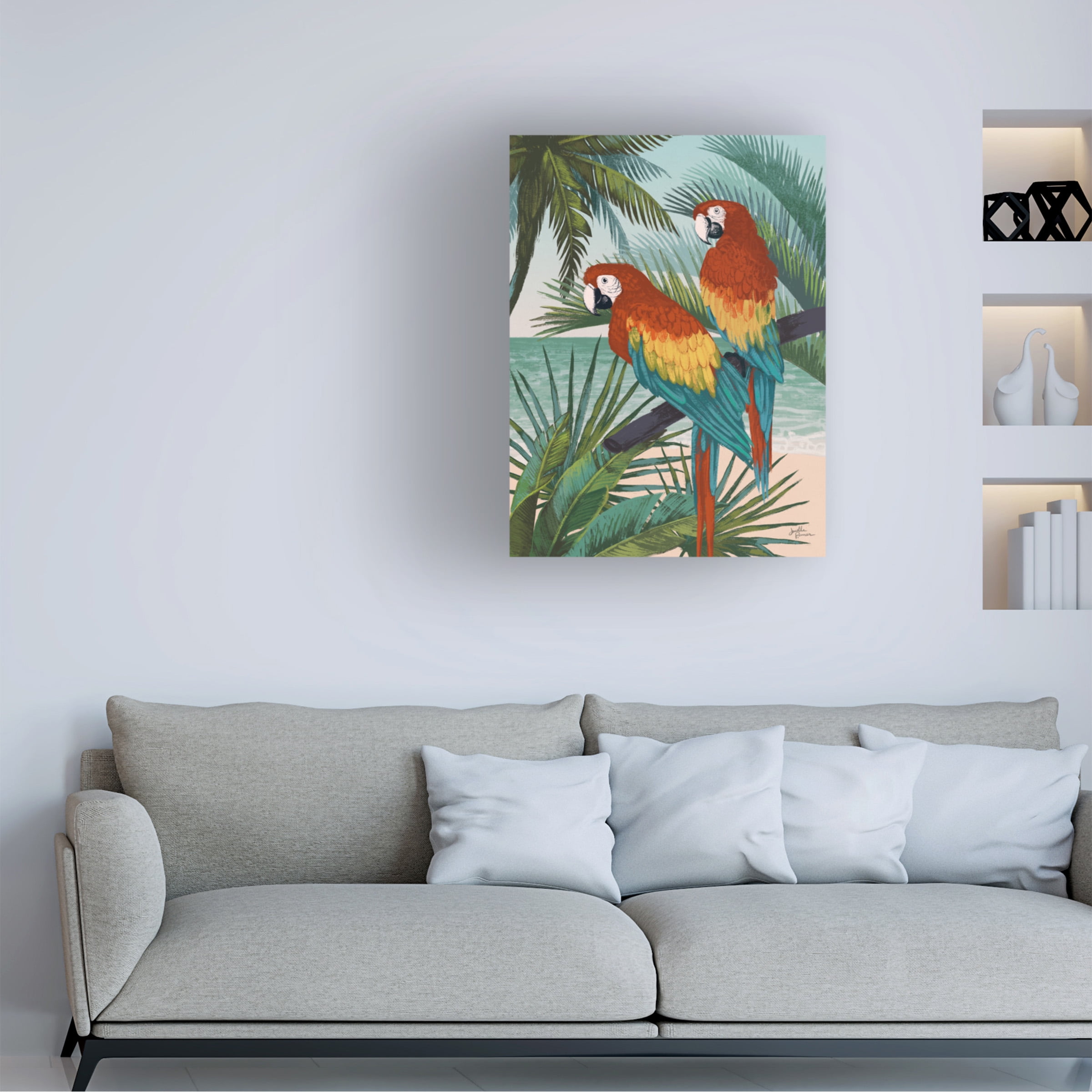Janelle Penner 'Welcome to Paradise X' Canvas Art
