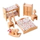 thumbnail image 2 of Juego de muebles de casa de muñecas de madera, decoración de casa de muñecas, suministros para casa de juegos, adornos DIY Habitación Infantil, 2 of 9