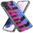 thumbnail image 2 of MUNDAZE Samsung Galaxy S23 Plus Shockproof Clear Hybrid Protective Phone Case Pink Blue Clear Funny Text Quote Slay Girl Cover, 2 of 5