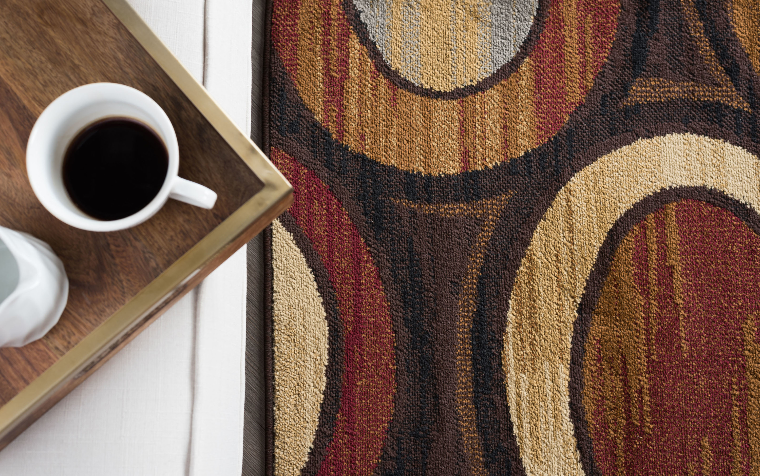 Contemporary 9x13 Area Rug (8'9'' x 12'3'') Geometric Multi-Color Living Room Easy to Clean