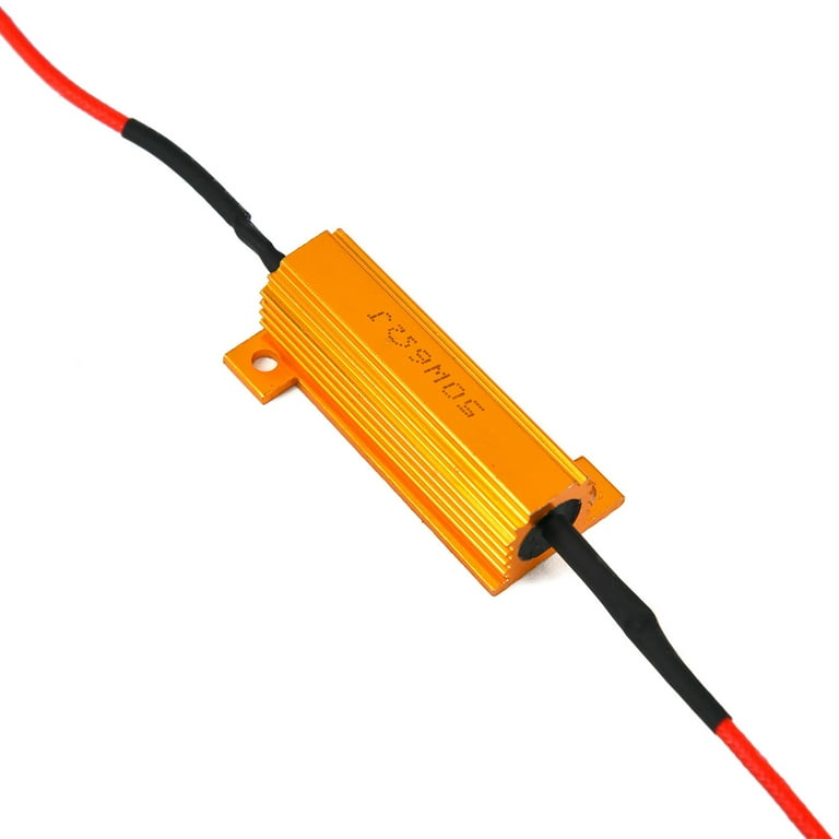 2pcs T10 Canbus Decoder Cable Universal 12V LED Load Resistance