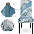 thumbnail image 3 of Summer Pattern Chair Covers for Dining Room Set of 4, Stretch Kitchen Chair Covers Washable Parsons Chair Slipcover Removable Dining Chair Protectors for Hotel,Ceremony,Banquet, 3 of 6