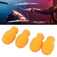 thumbnail image 3 of Drum Mute Tip, Low Noise Drumstick Silent Tips 4Pcs  Rebounding  For Playing, 3 of 7