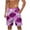 Hot Pink-3, variant on Virmaxy Men's Hawaiian Board Shorts Swim Trunks Shorts with Elastic Waist Drawstring Quick Dry Summer Shorts for Resort Lounging Blue-3 S