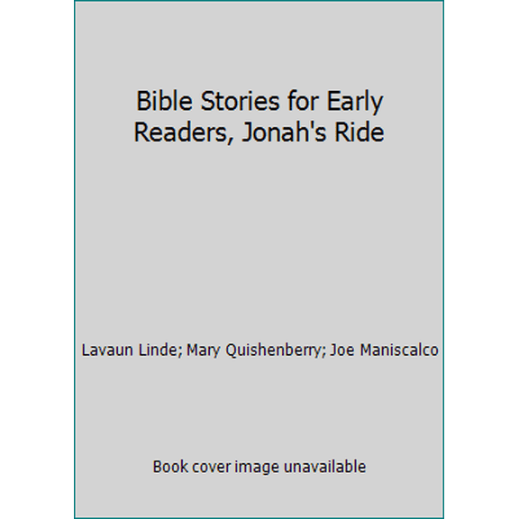 Pre-Owned Bible Stories for Early Readers, Jonah's Ride (Paperback) 0945107099 9780945107095