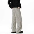 thumbnail image 5 of Vetsdori Mens Casual Big and Tall Pants Big and Tall Pullover Vintage Black Wide-Leg Baggy Pants for Men Holiday, 5 of 5