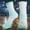 Mint Green, variant on Youth High Top Basketball Socks For Kids Athletic Crew Socks Sports Performance Cushioned Ankle Socks Team Practice Game Day
