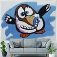 thumbnail image 4 of Orinice Cartoon Character Tapestry Wall Hanging Unique Style Graphic Tapestries for Home Wall Decor Art Living Room Bedroom Dorm Farmhouse Apartment 40x60inch, 4 of 6