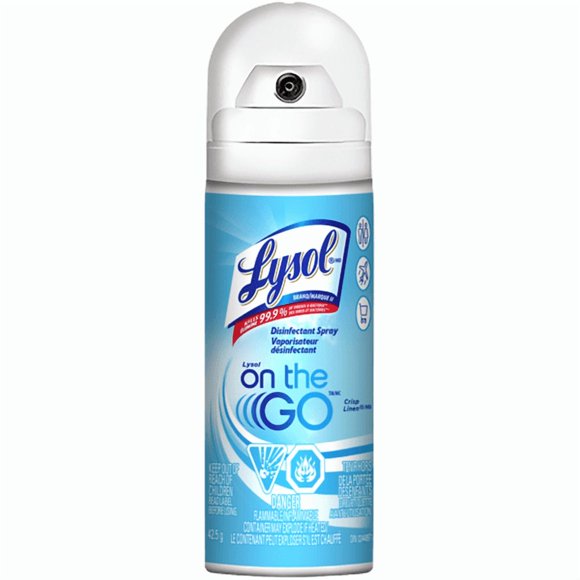Disinfectant Spray, Crisp Linen, Disinfect and Eliminate Odours on Hard Surfaces & Fabrics