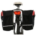 thumbnail image 3 of Amsterdam Double Bicycle Pannier Bag in Black/Red, 3 of 3
