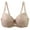 Khaki, variant on Women's Plus Size Wire-Free Bra - Ultra Comfort Everyday T-Shirt Bra