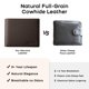 thumbnail image 3 of Cartera de piel RUNBOX de doble pliegue con bloqueo RFID, 12 ranuras para tarjetas, 3 of 6
