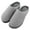Grey, variant on Men's Cozy Slippers Two-Tone Indoor Outdoor House Shoes, Mens Memory Foam House Slippers for Men with Fuzzy Plush Lining Indoor