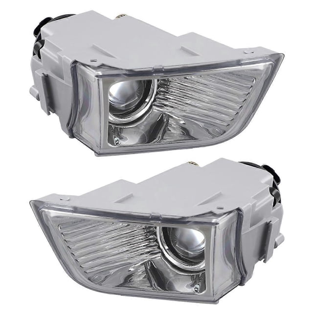 For 4Runner 2003-2005 Car Clear Lens Chrome Housing ABS Fog Lights Lamps W/Bulbs 81221-35040 81211-35060