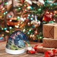 thumbnail image 6 of Naloa Fantasy Treehouse Planet Scene Santa Hat for Kids Baby Christmas Hats,Girls Boys Toddler Plush Xmas Holiday Hat,Luxury Santa Claus Hat, 6 of 6