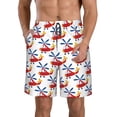 thumbnail image 1 of Balery Cartoon Helicopter Traje de Baño Estilo Hawaiano para Hombre, Shorts de Secado Rápido con Bolsillos-X-Large, 1 of 6