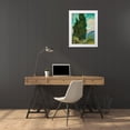 thumbnail image 3 of Van Gogh, Vincent 12x14 White Modern Wood Framed Museum Art Print Titled - Cypresses I, 3 of 4