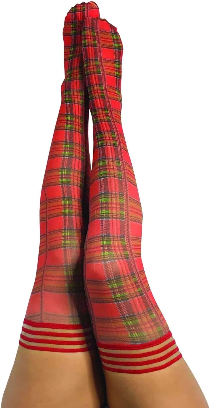 Kix'ies Stockings For Women Thigh High Stockings with NoSlip Grip